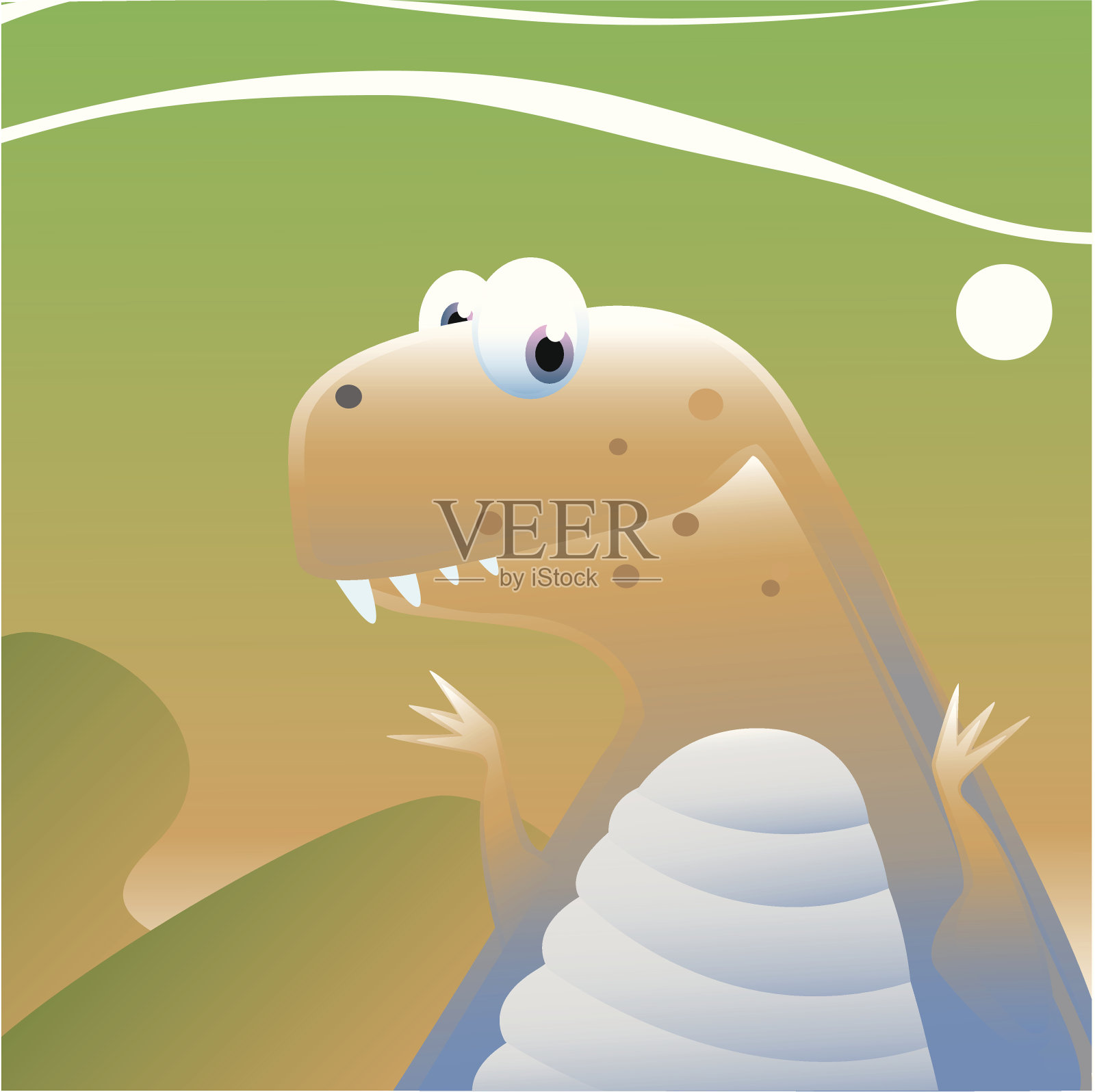 暴龙插画图片素材