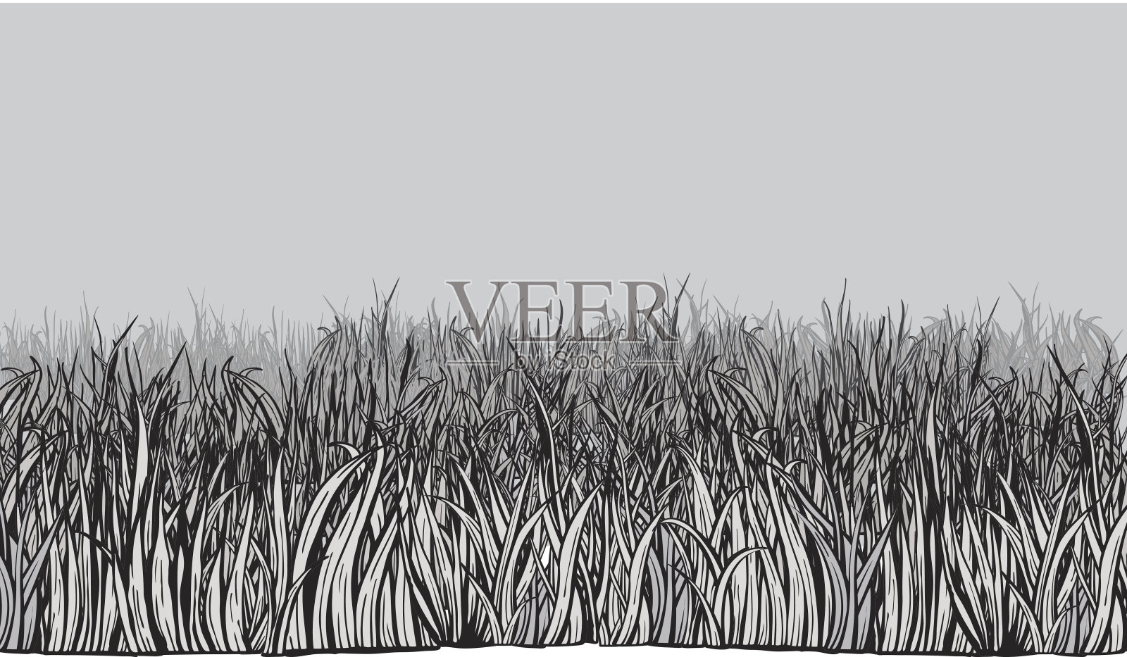 草地插画图片素材