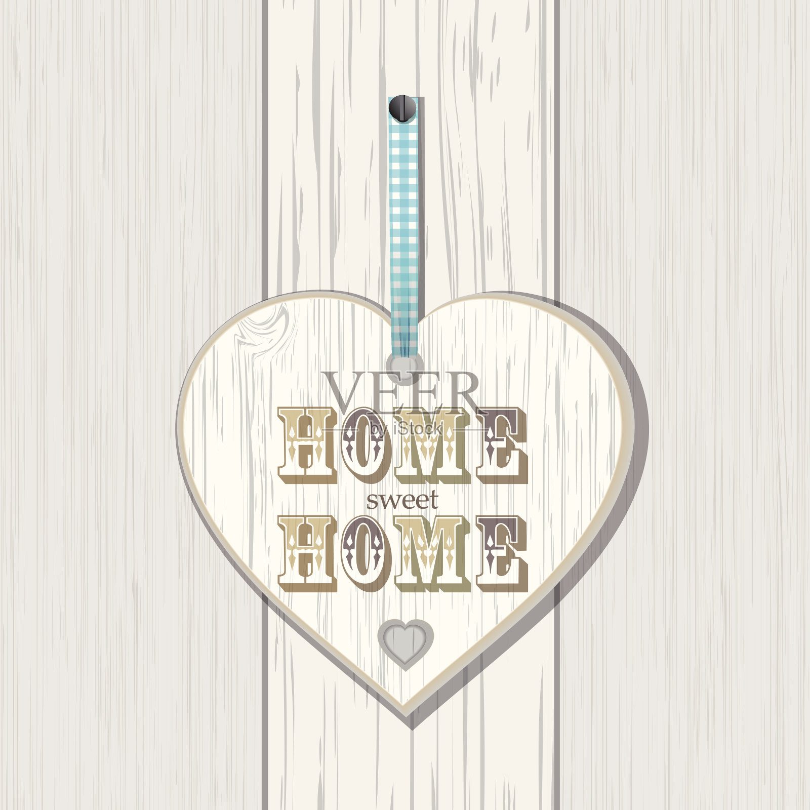 木家的迹象插画图片素材