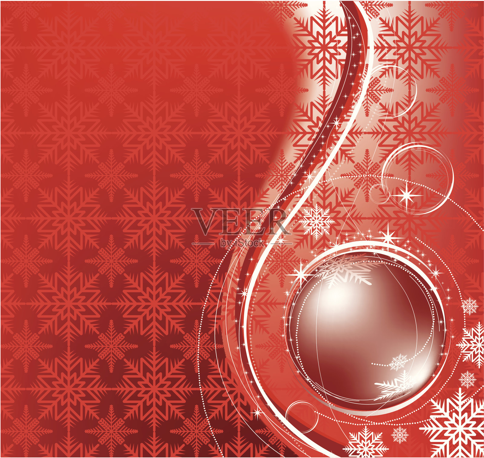 圣诞节的背景插画图片素材