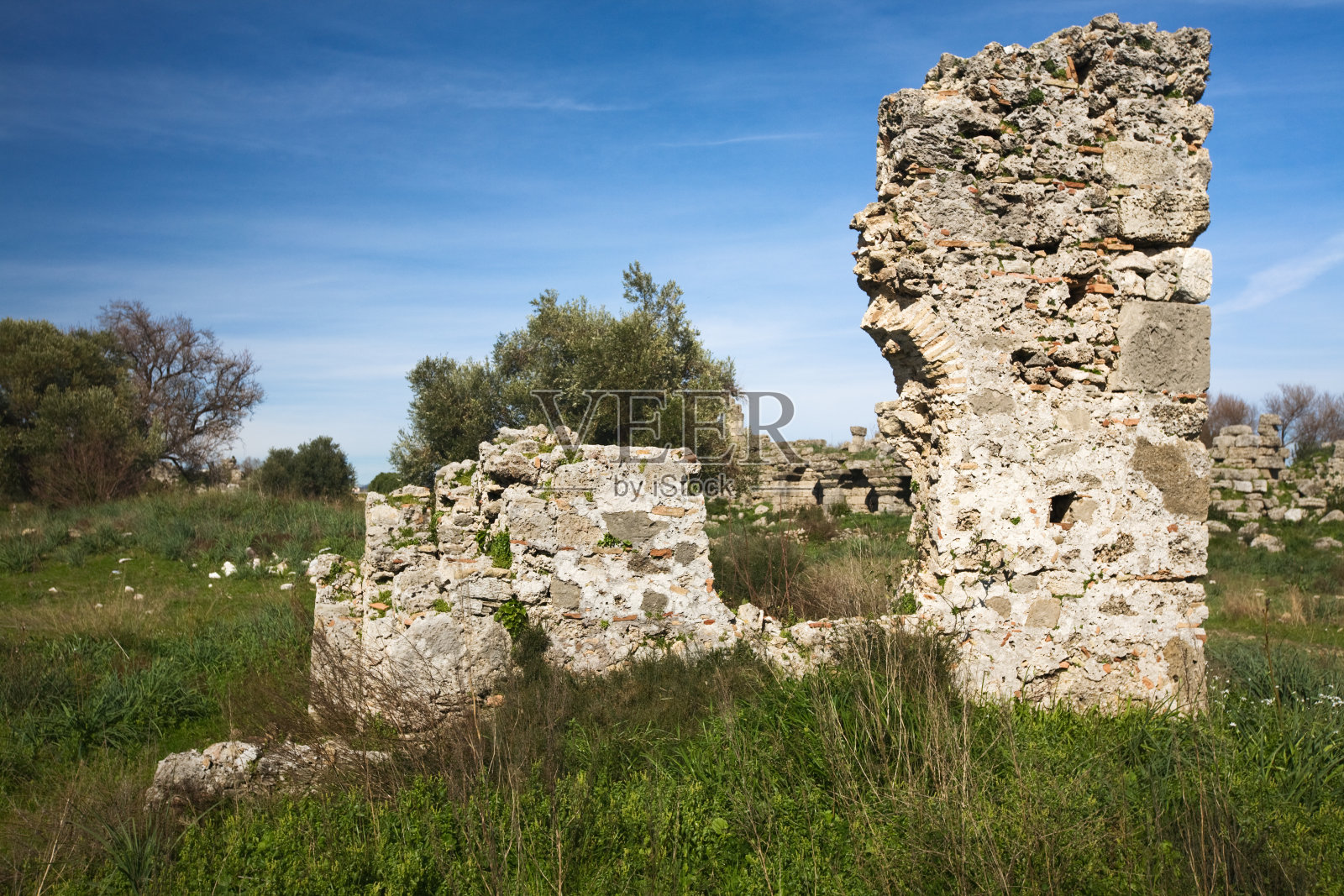 古建筑遗址照片摄影图片