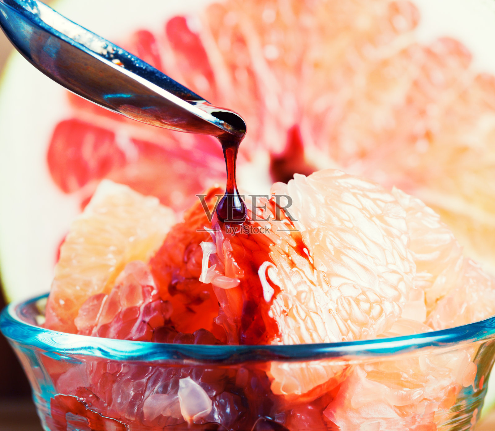 葡萄柚甜点照片摄影图片