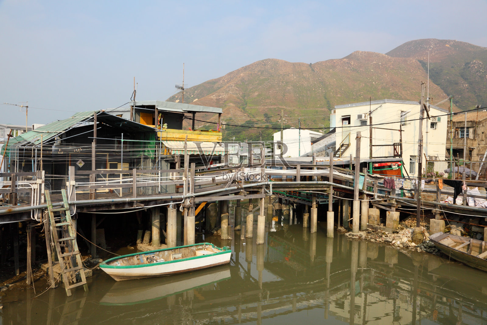 中国渔村照片摄影图片