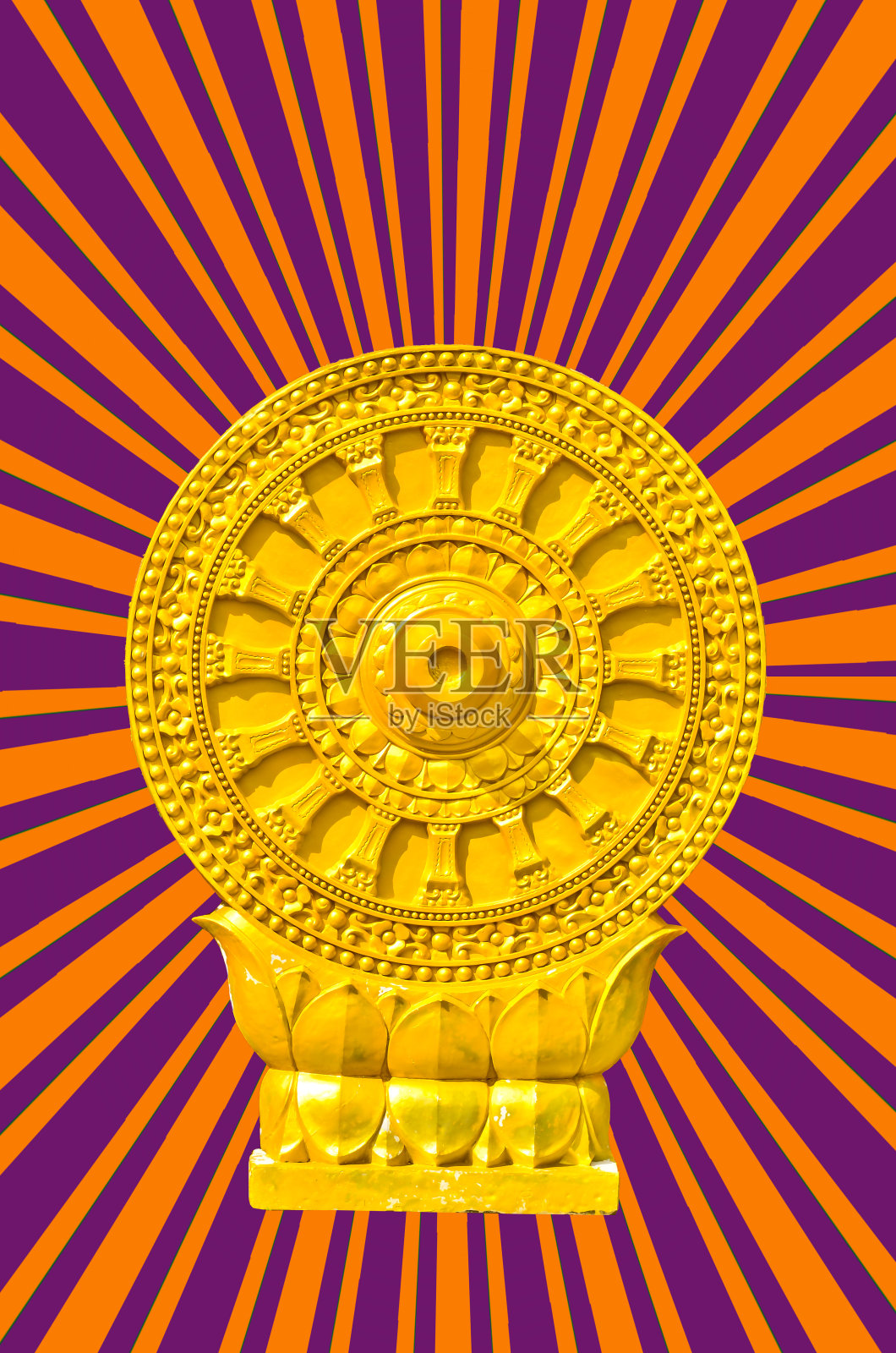 泰国寺庙中的佛祖象征照片摄影图片