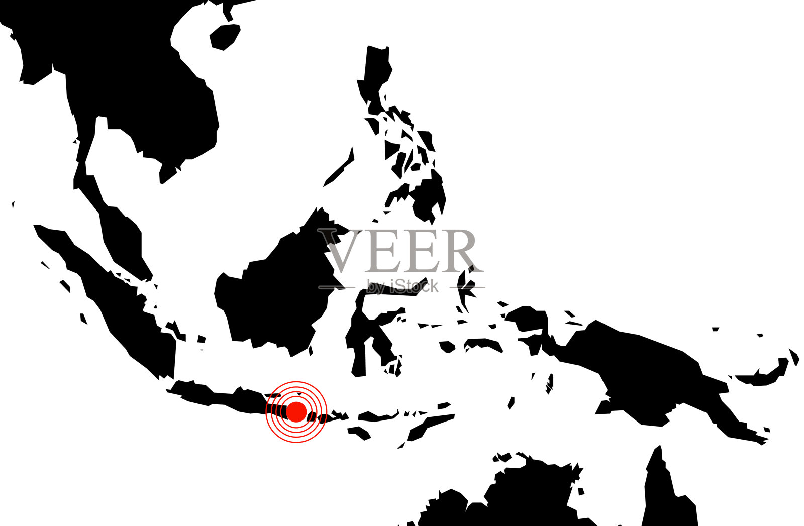 地震在巴厘岛照片摄影图片