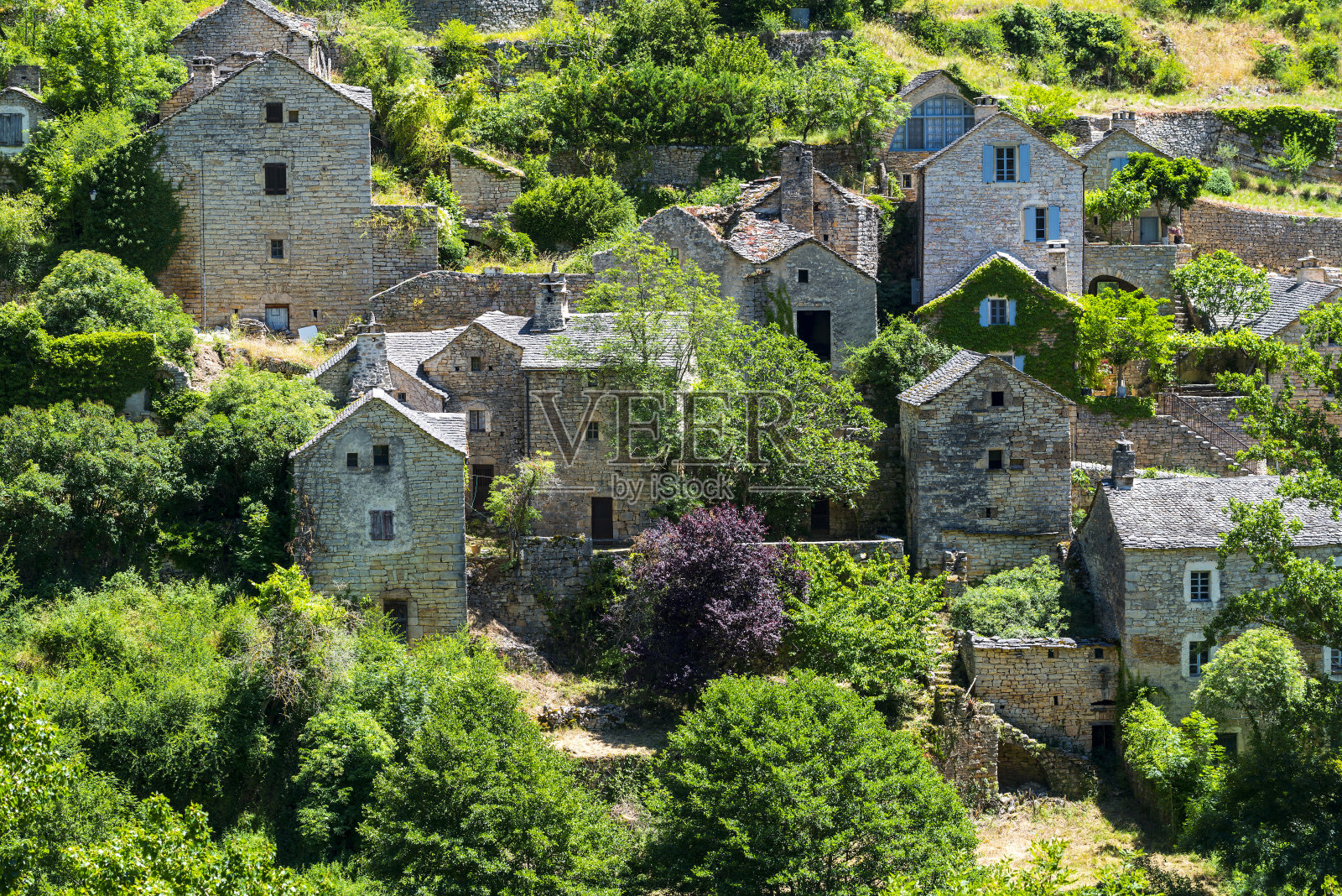 塔恩峡谷,村庄照片摄影图片