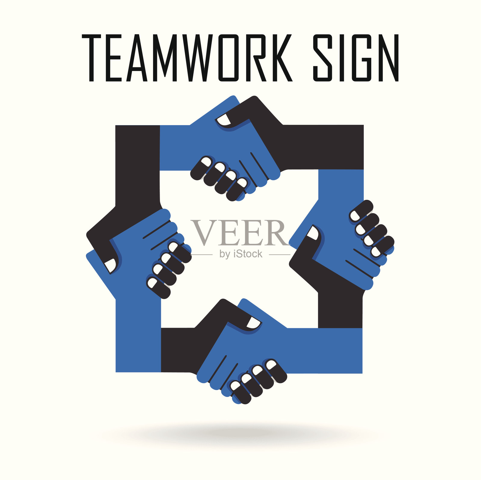 团队合作标志,经营理念设计元素图片