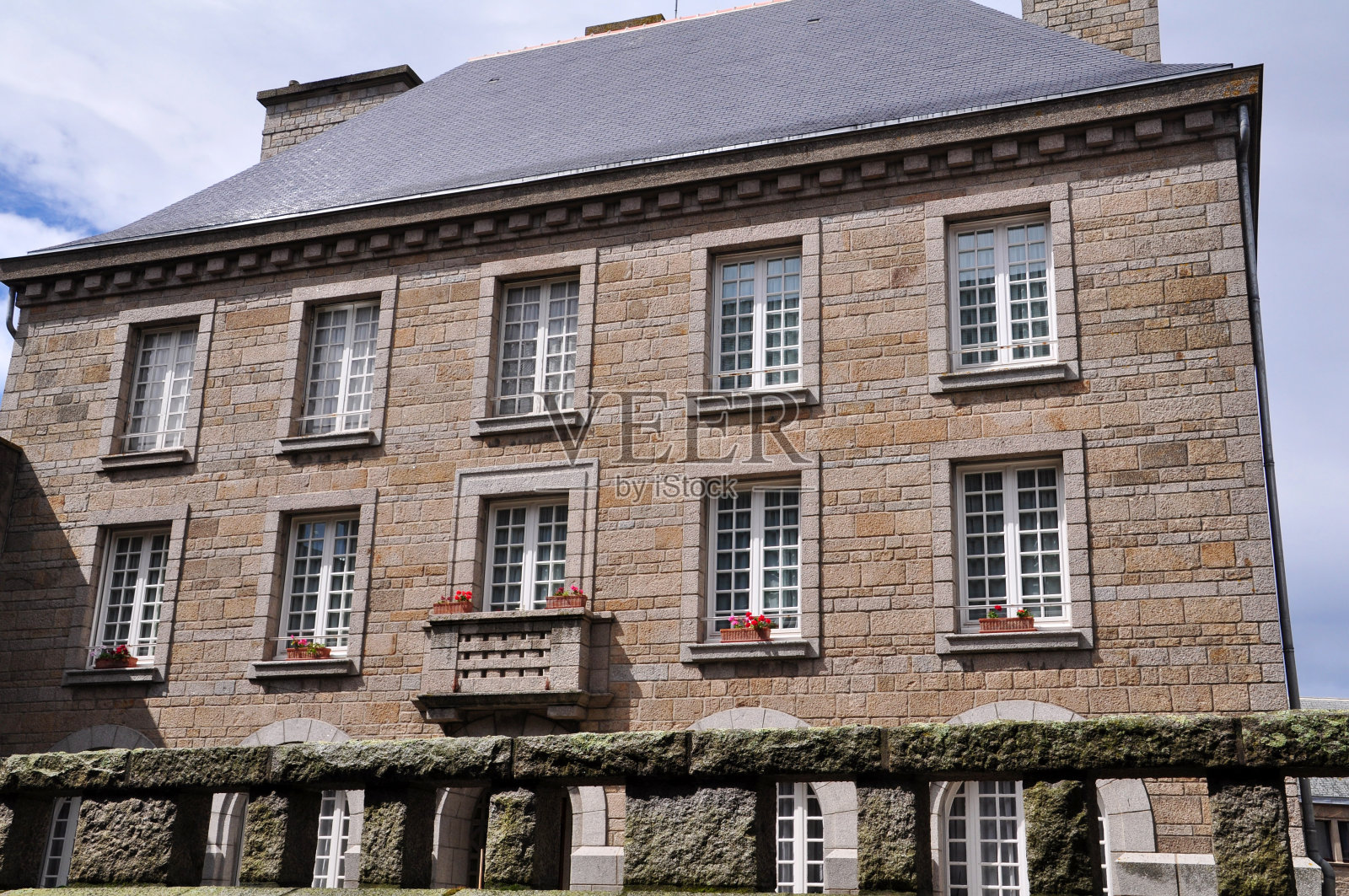 法国布列塔尼的圣马洛照片摄影图片