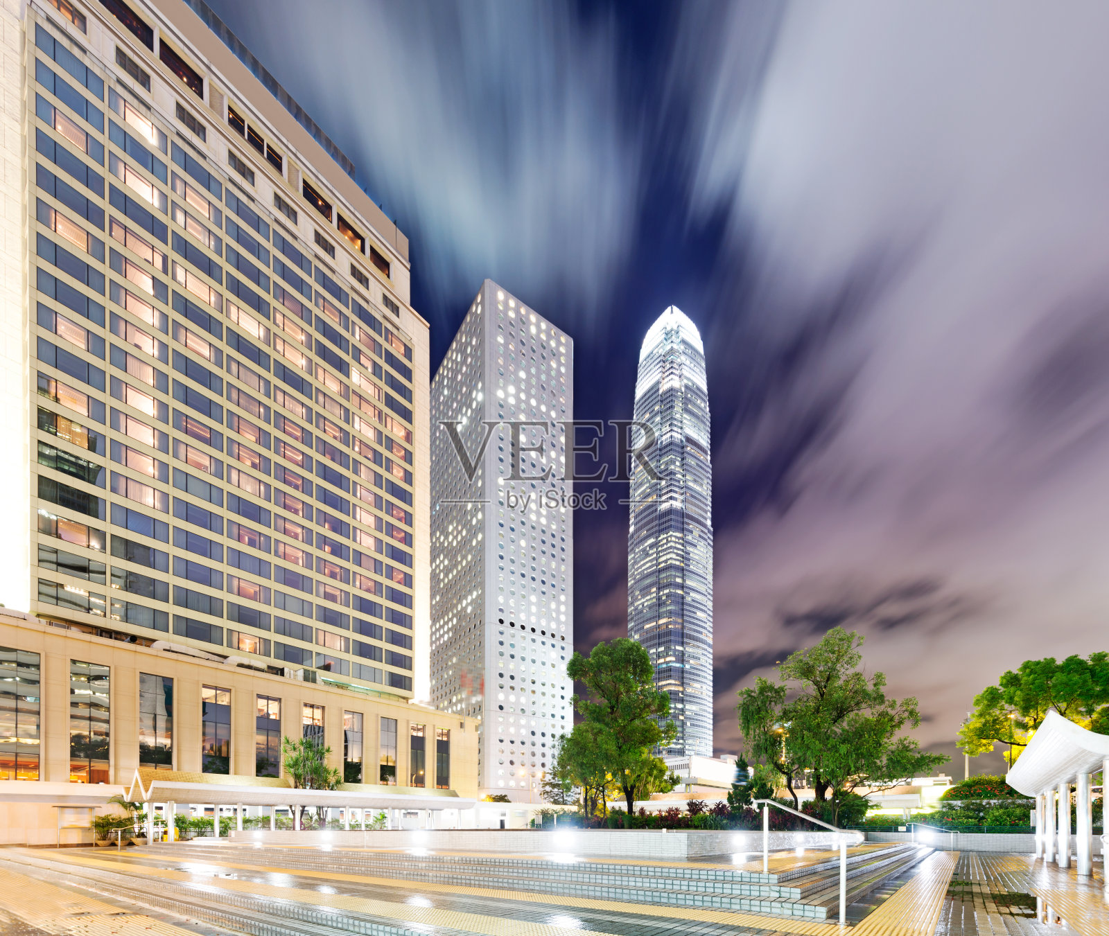 香港城市的夜晚照片摄影图片