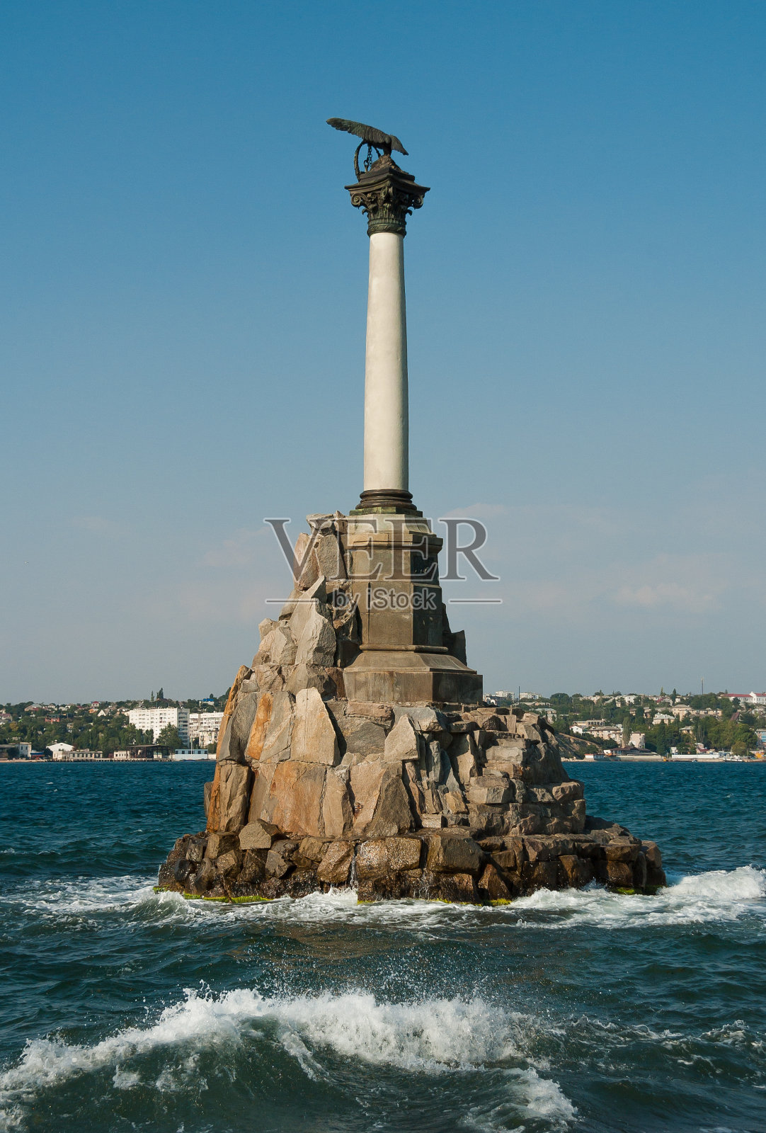 塞瓦斯托波尔里程碑式的照片摄影图片