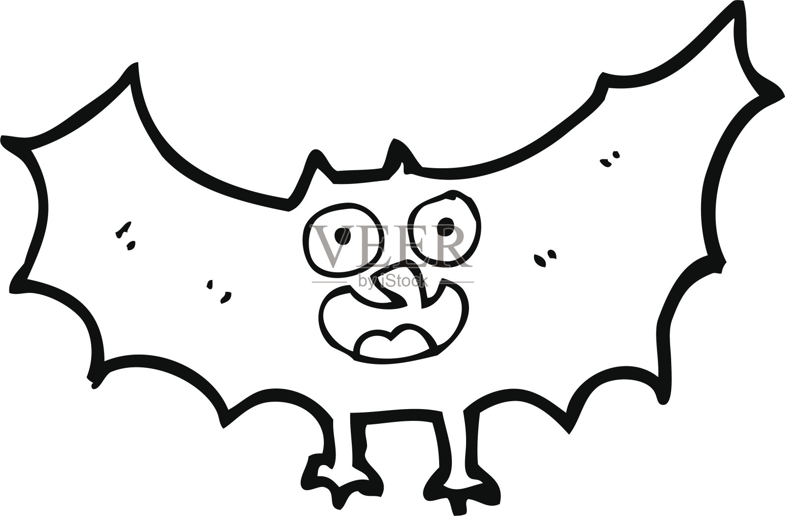 卡通蝙蝠插画图片素材