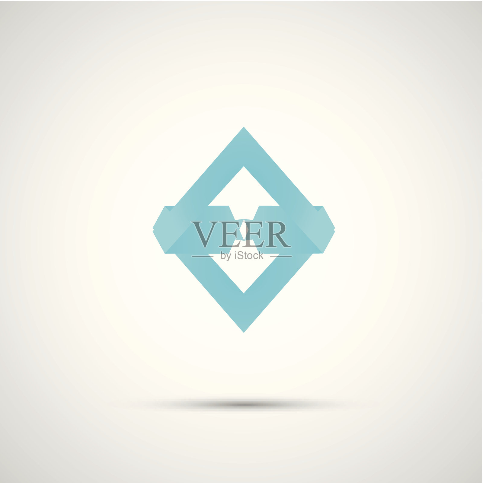 向量蓝钻石插画图片素材