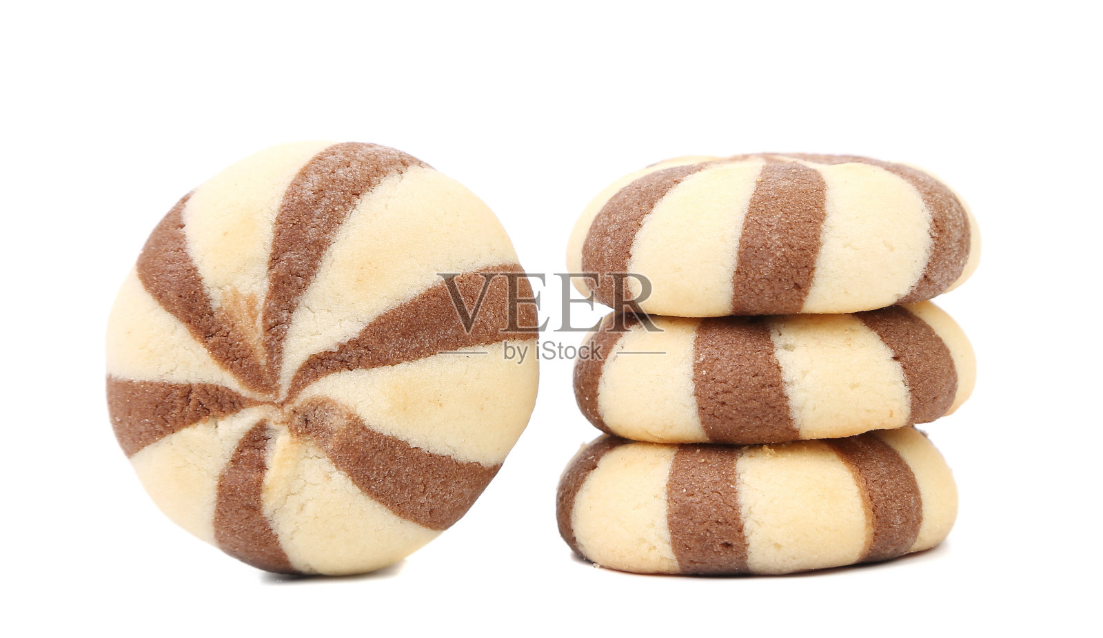 巧克力丁香饼干。照片摄影图片