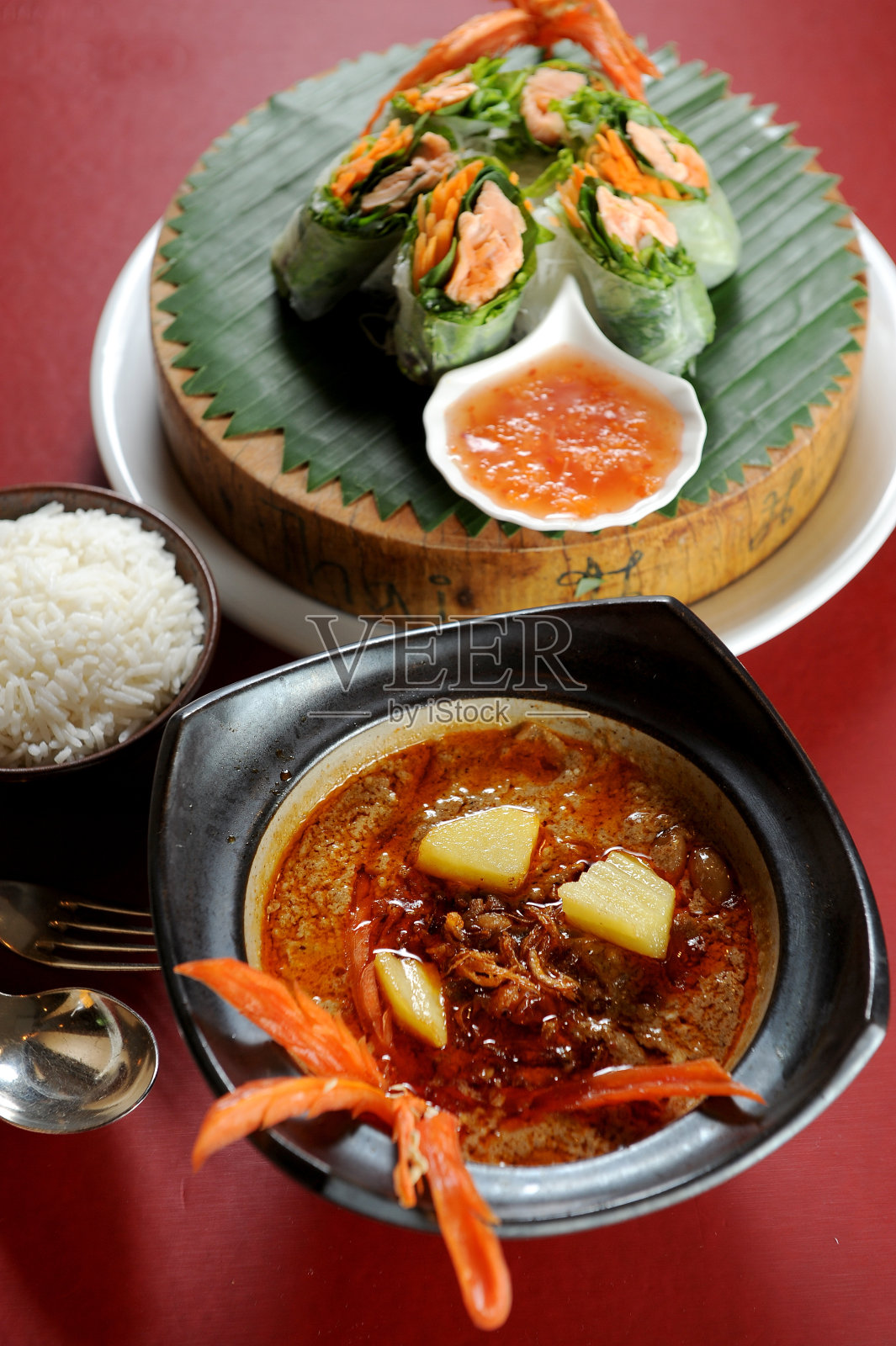 咖哩饭照片摄影图片