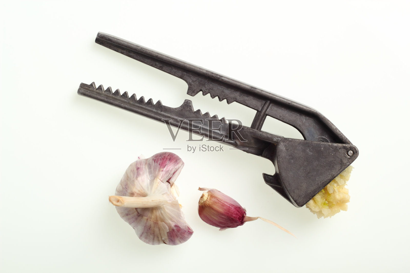 大蒜碎机照片摄影图片