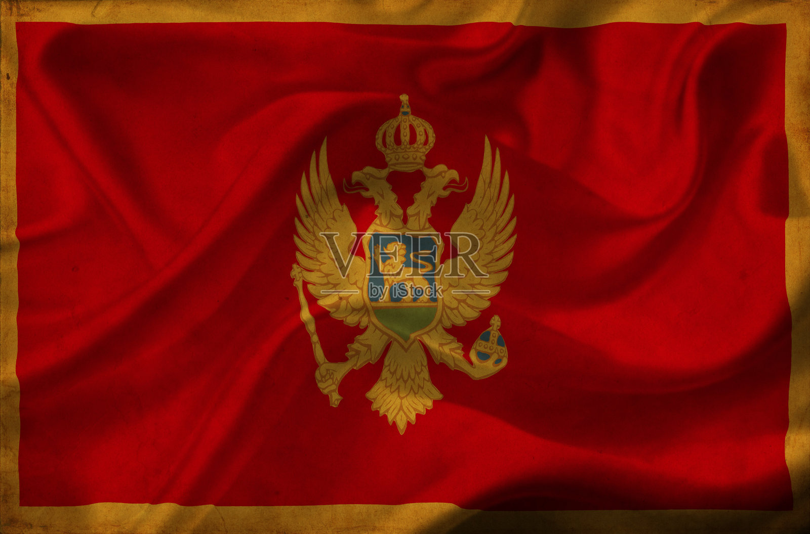 黑山挥舞着国旗照片摄影图片