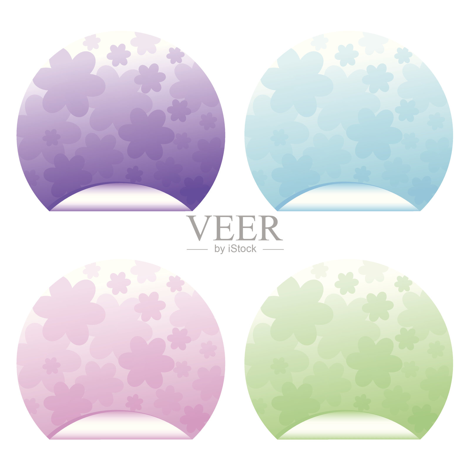 彩色贴纸设计元素图片