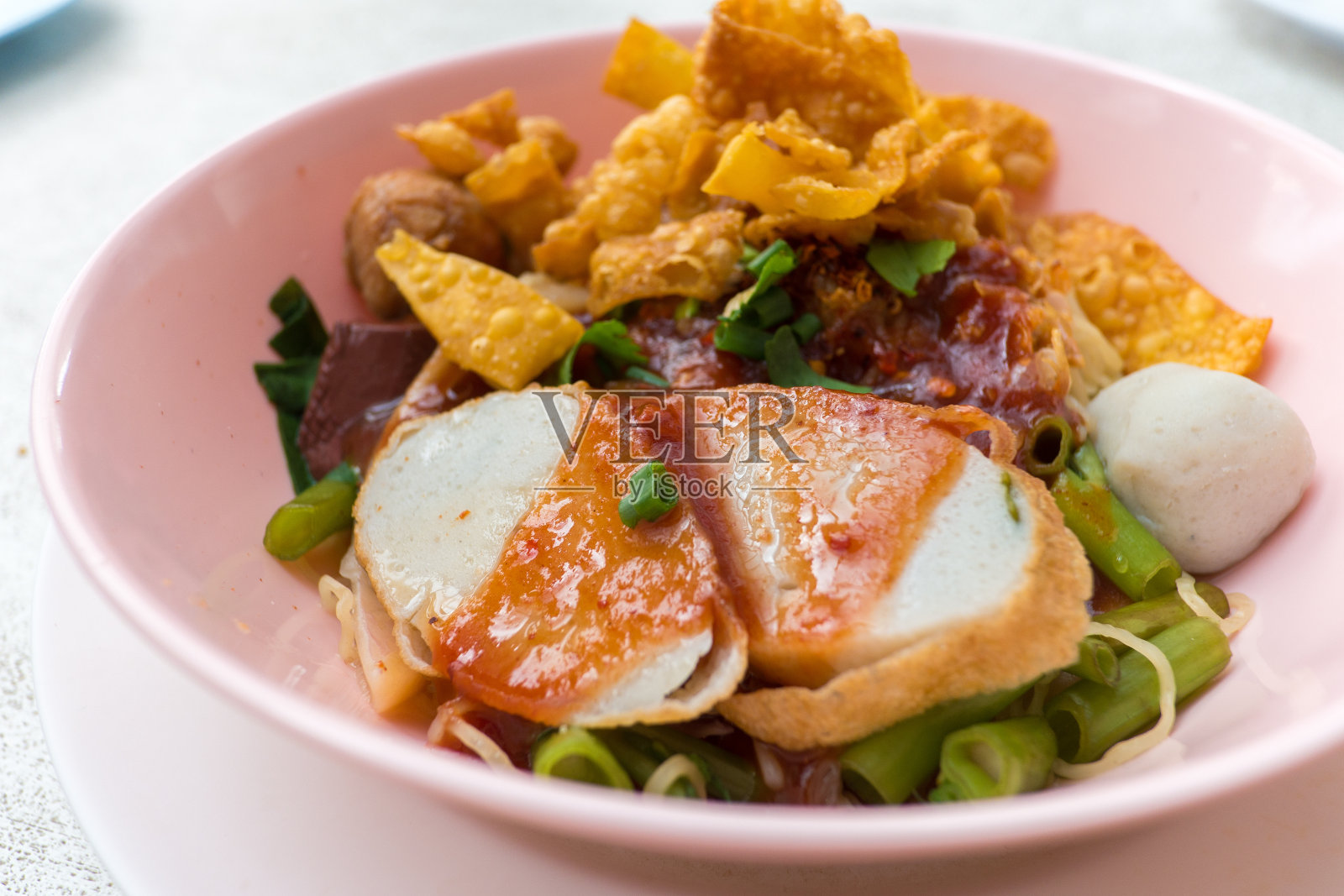 泰国的传统面条照片摄影图片