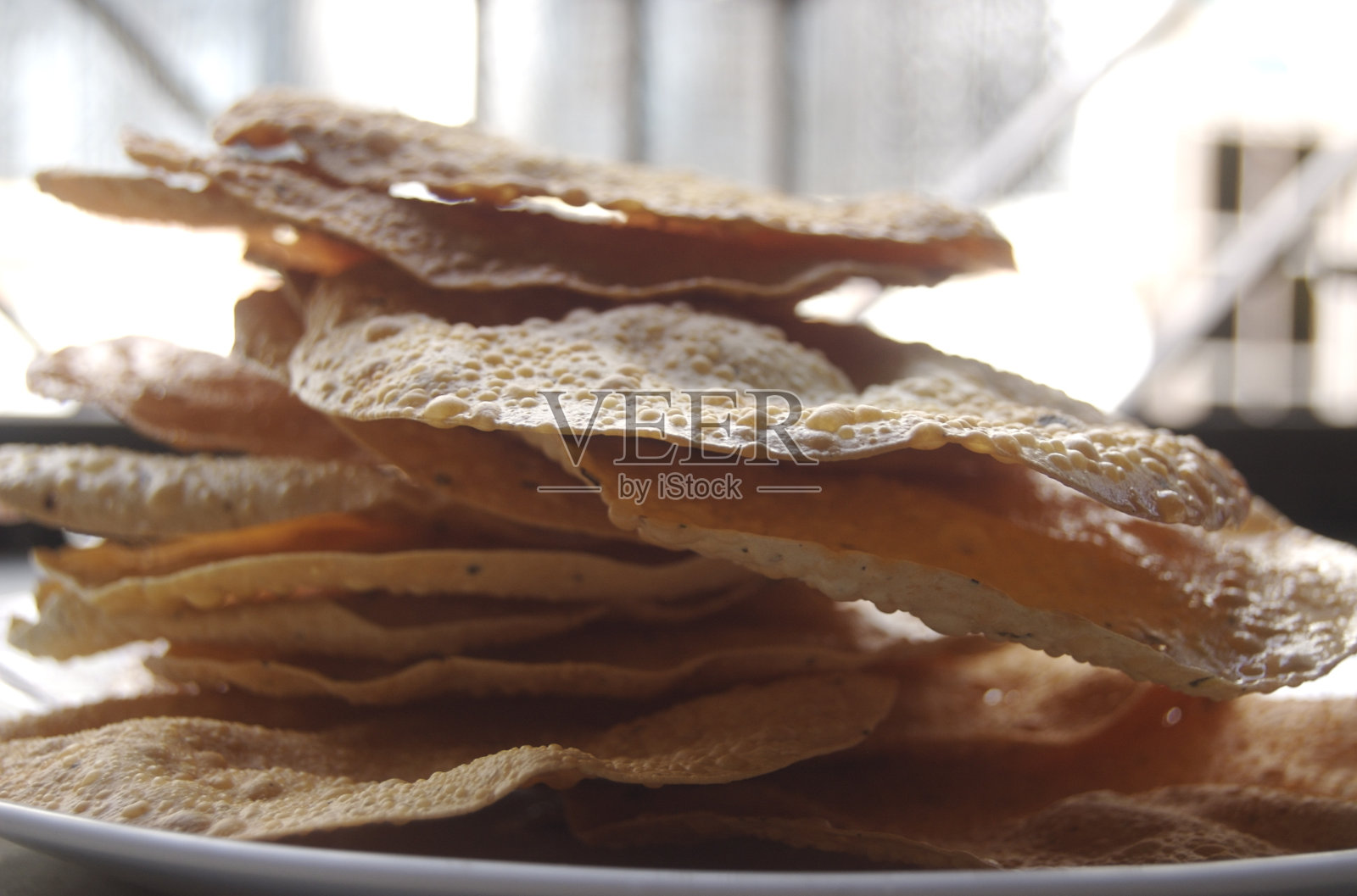 印度炸圆面包片照片摄影图片