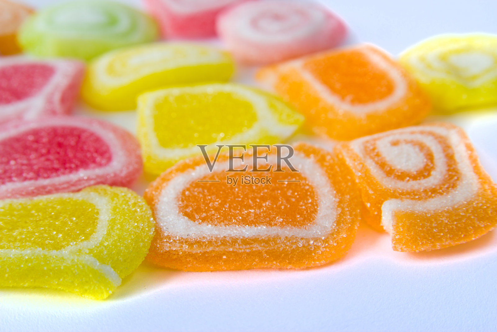 彩色糖果的特写照片摄影图片