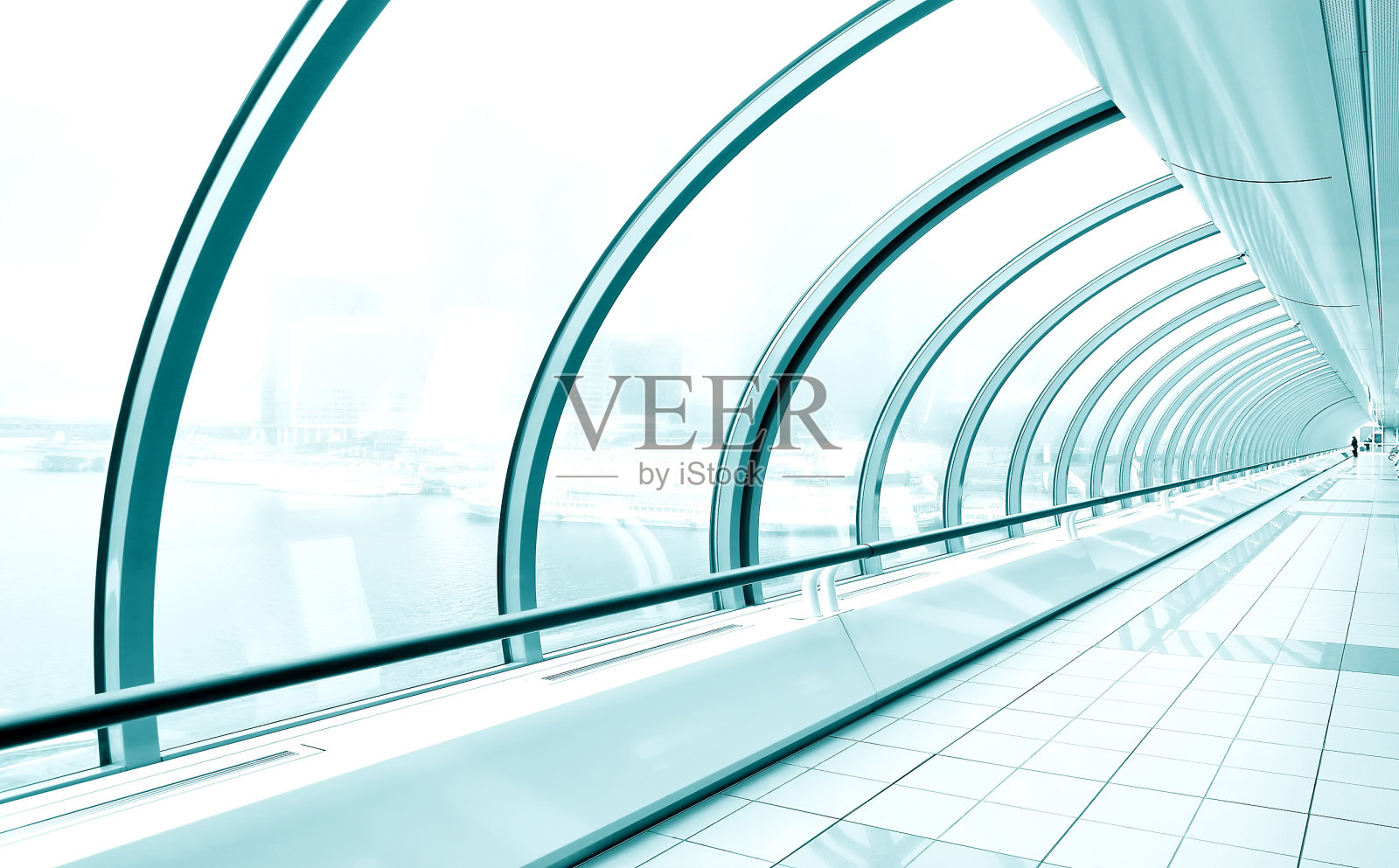 透明的走廊递减照片摄影图片