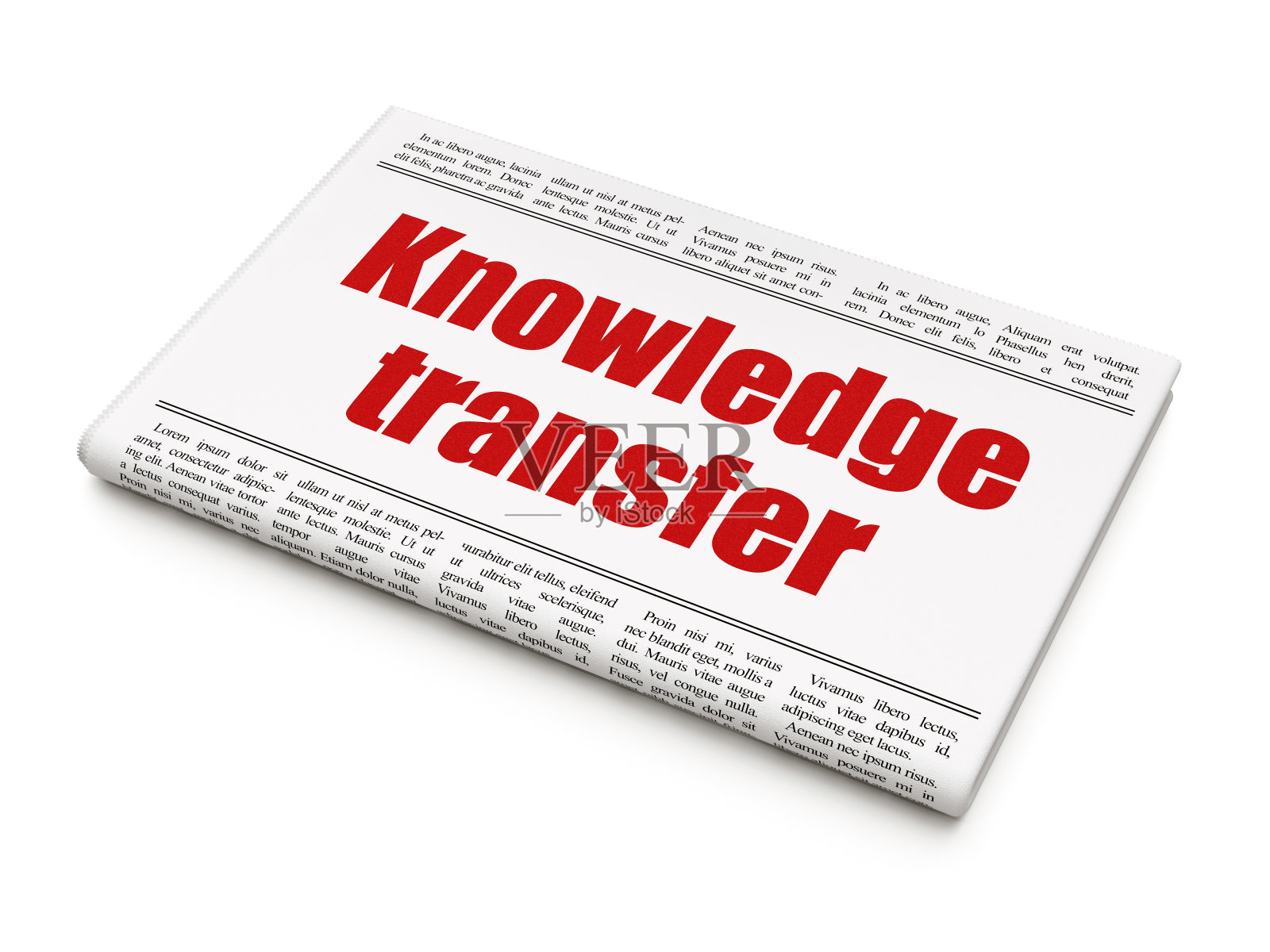 教育理念:报纸头条知识转移照片摄影图片