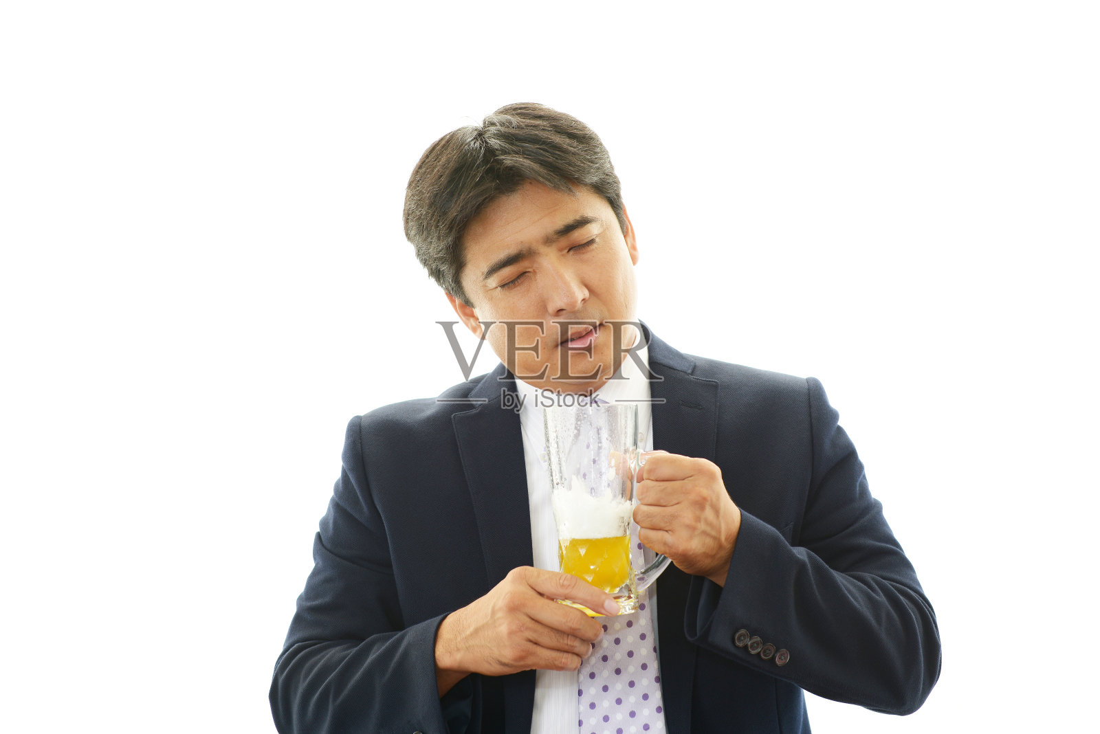 醉酒的男人肖像照片摄影图片