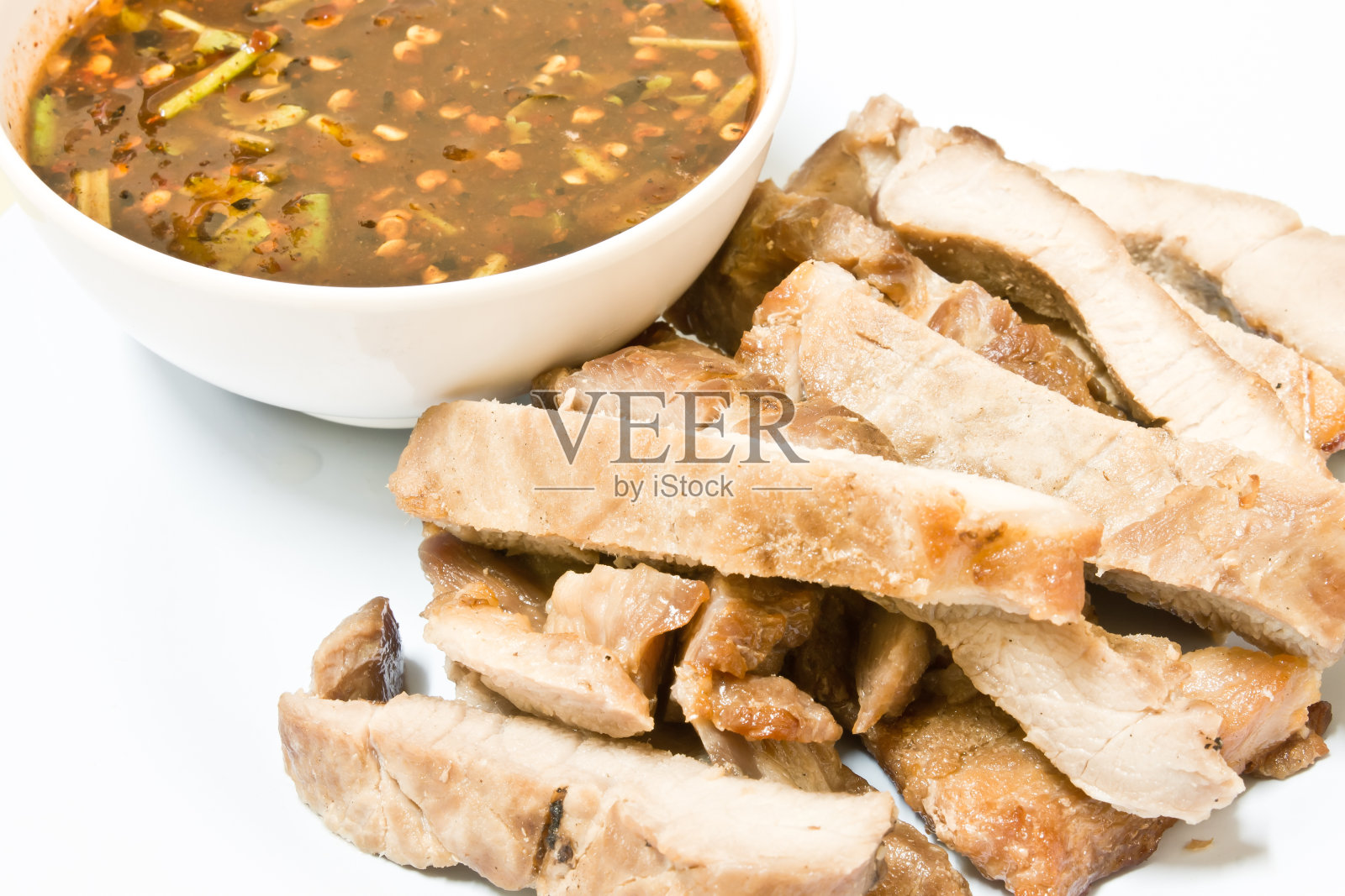 烤猪肉照片摄影图片