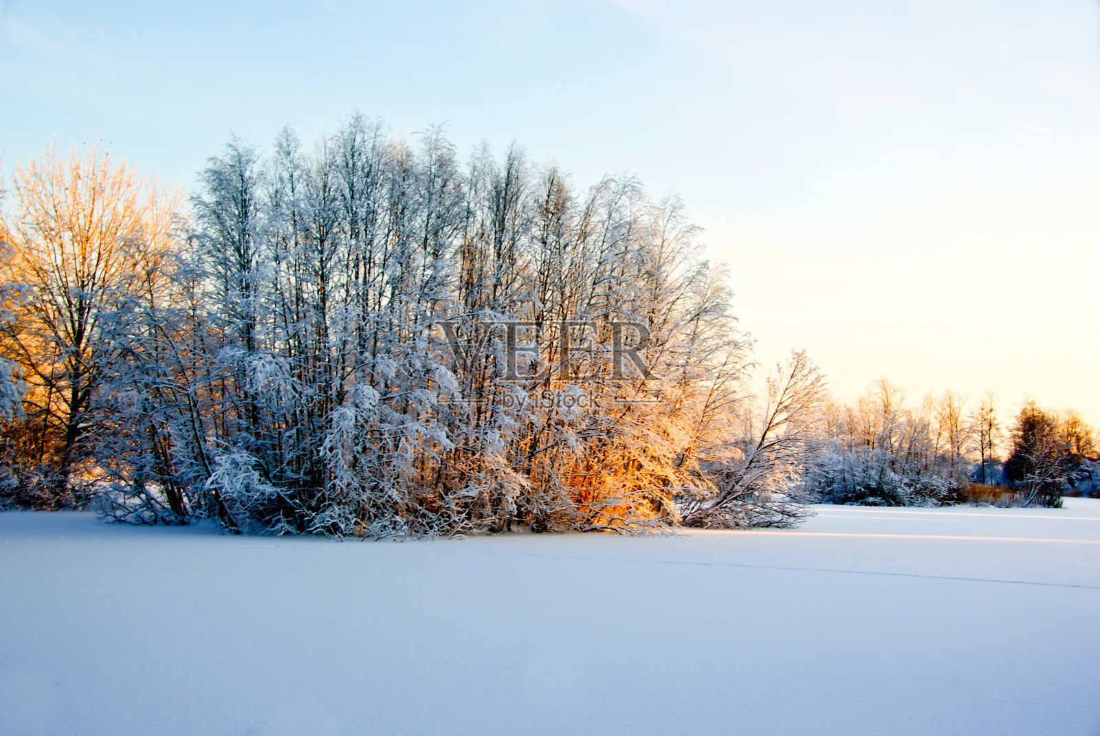冬天的风景照片摄影图片