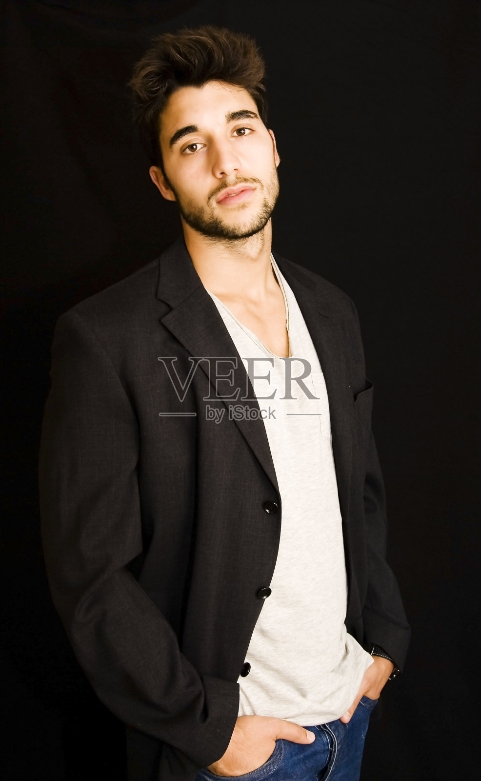 时尚的年轻人照片摄影图片