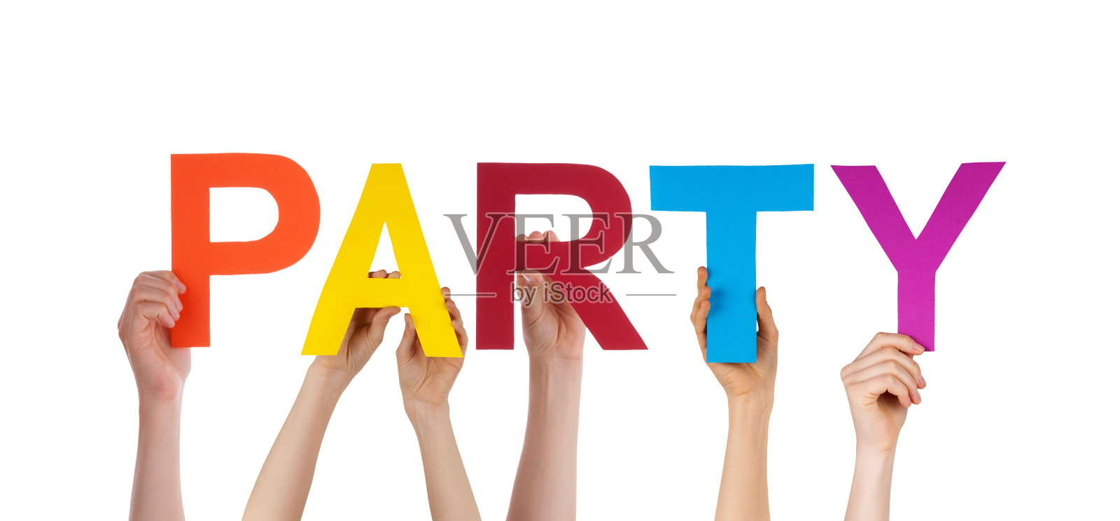 彩色字照片摄影图片