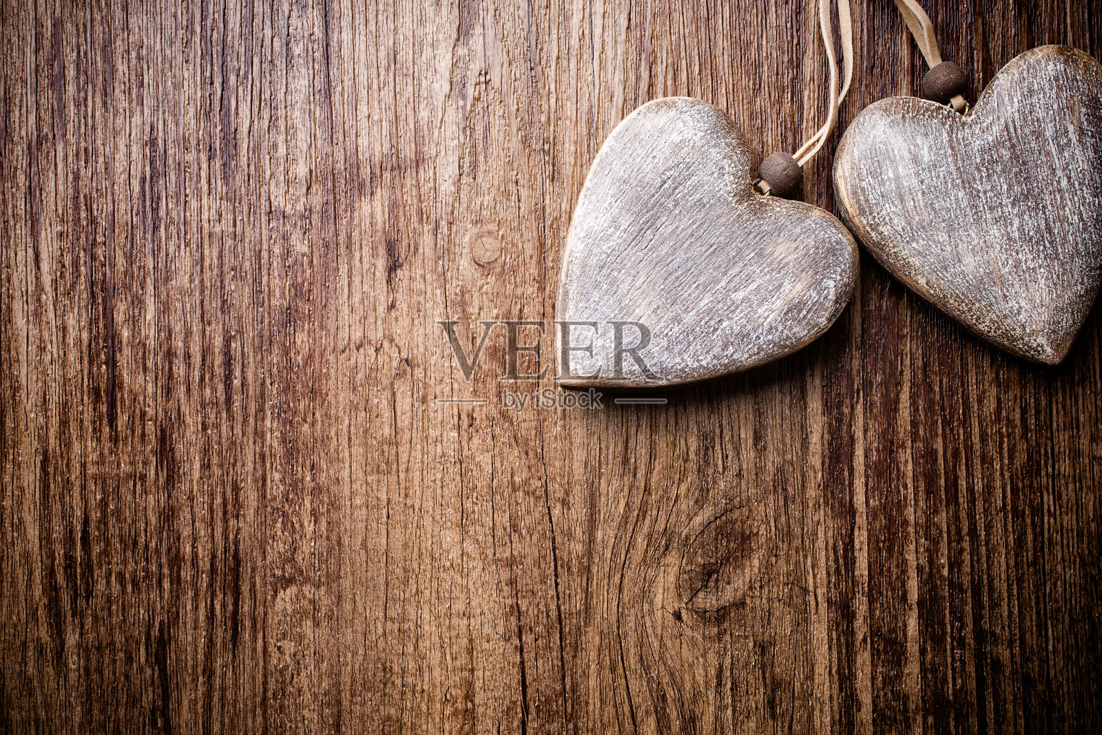 复古的心。照片摄影图片