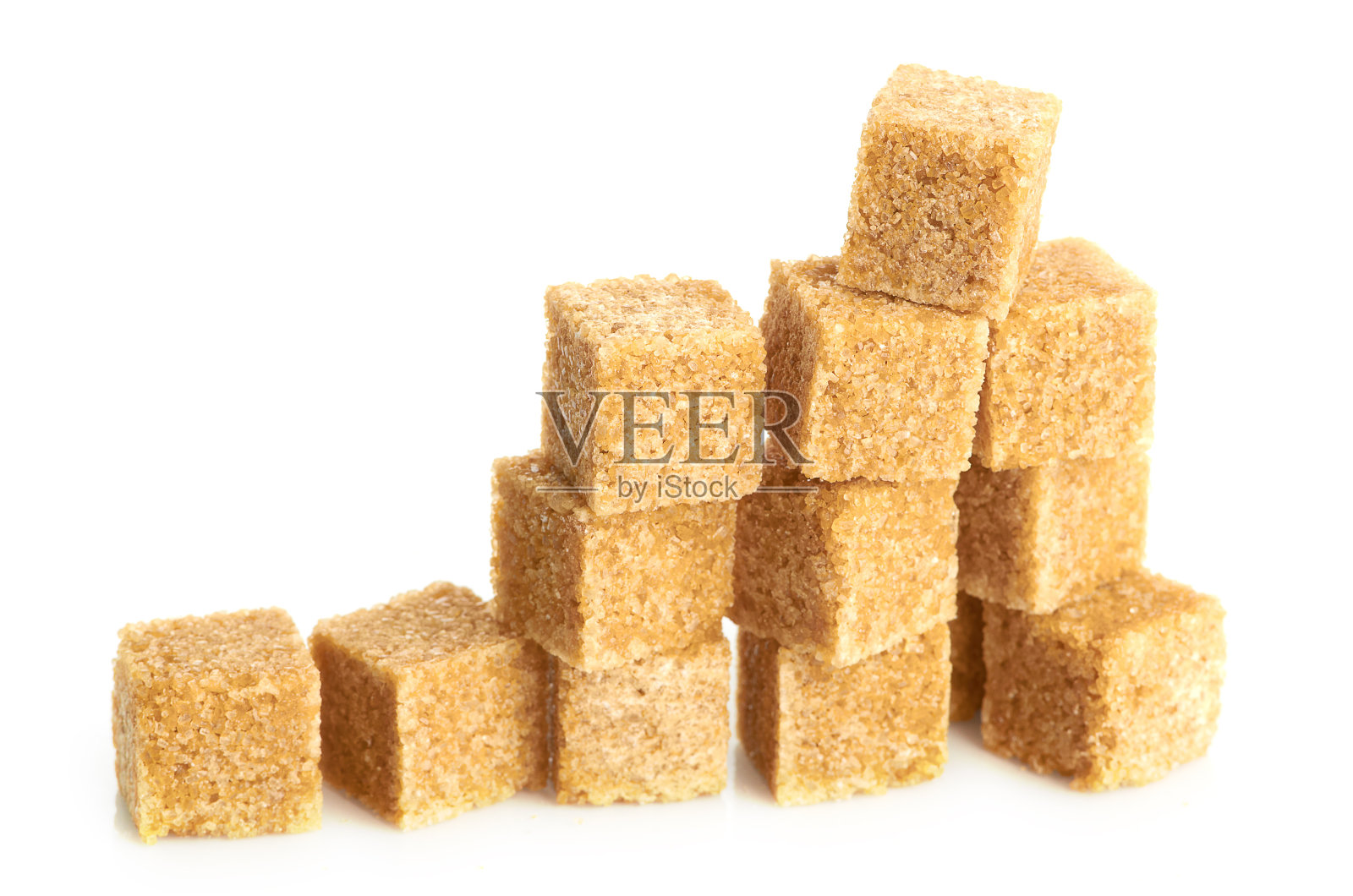 棕蔗方糖照片摄影图片