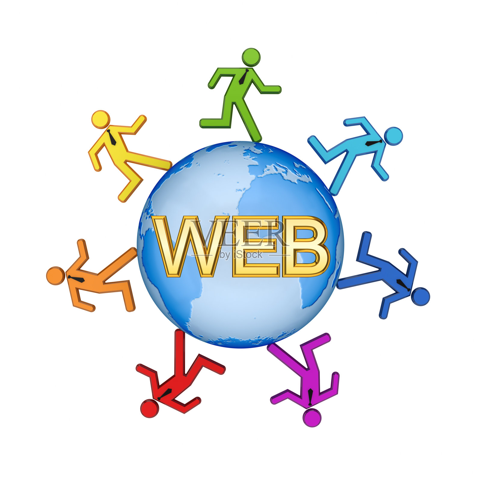 网络的概念。照片摄影图片