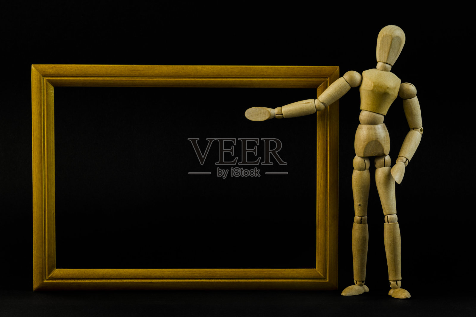 艺术家的人物展示画框照片摄影图片