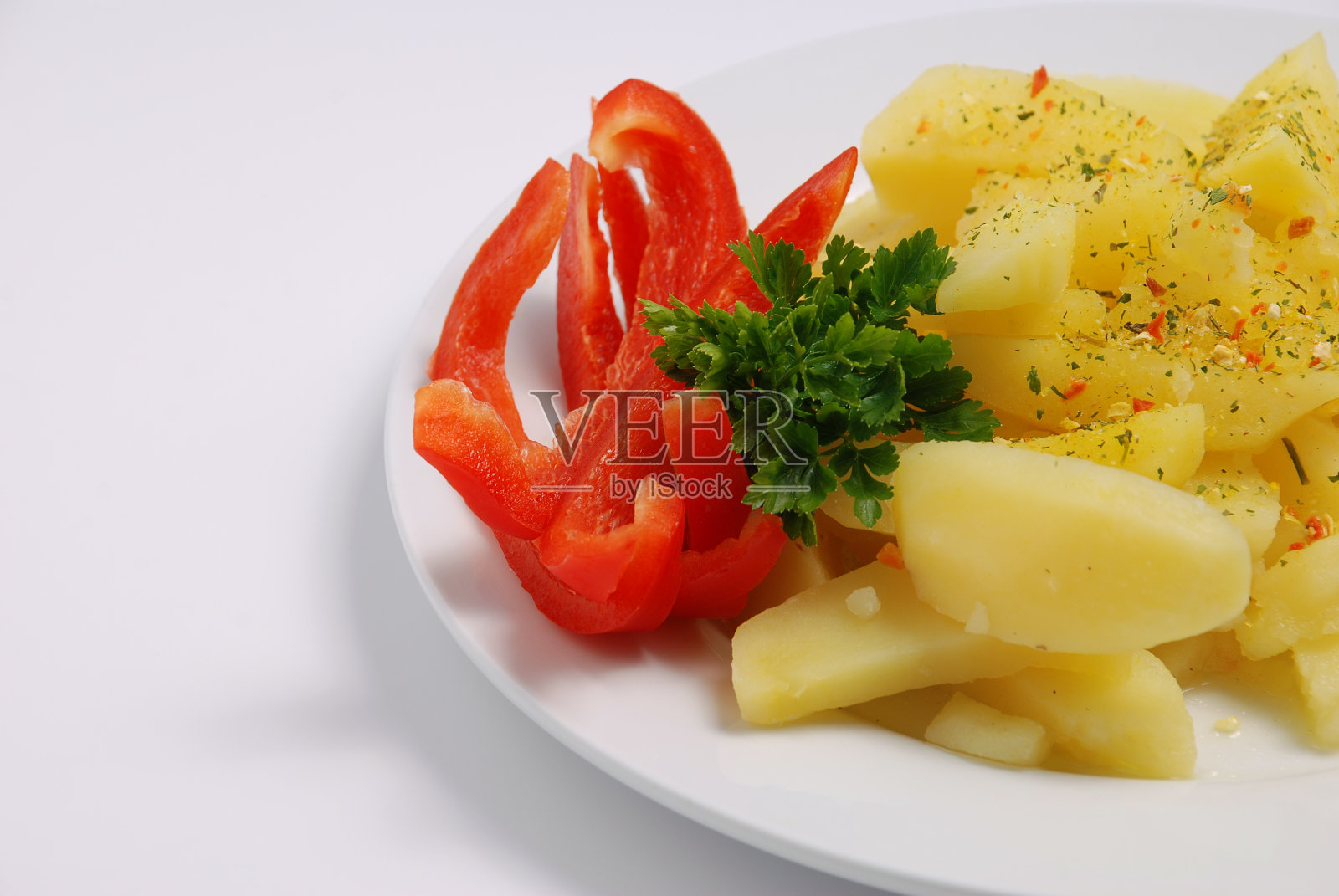 煮熟的土豆照片摄影图片