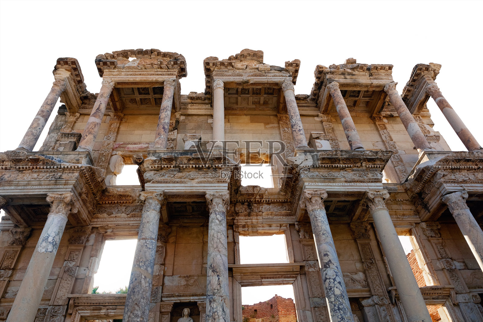 塞尔苏斯图书馆照片摄影图片