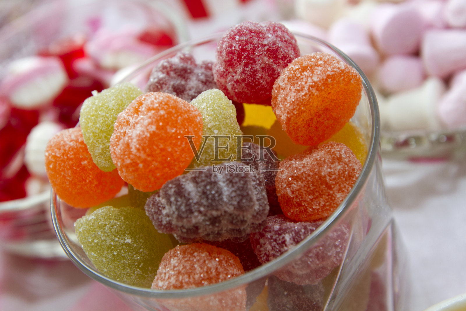 一杯加糖的果子冻照片摄影图片