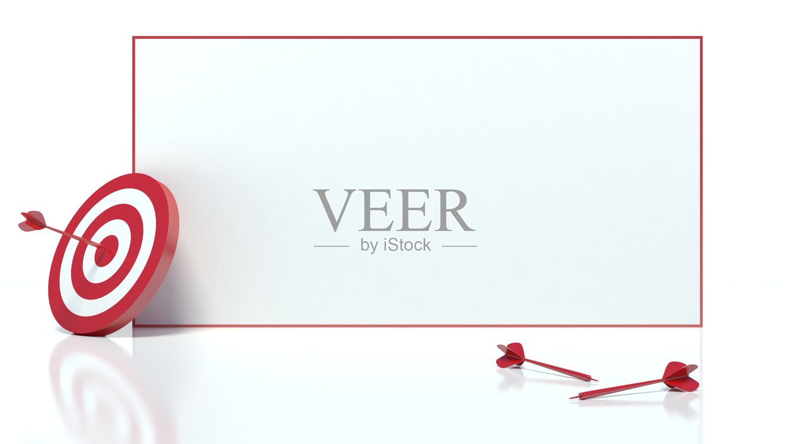 目标市场和传播标志照片摄影图片