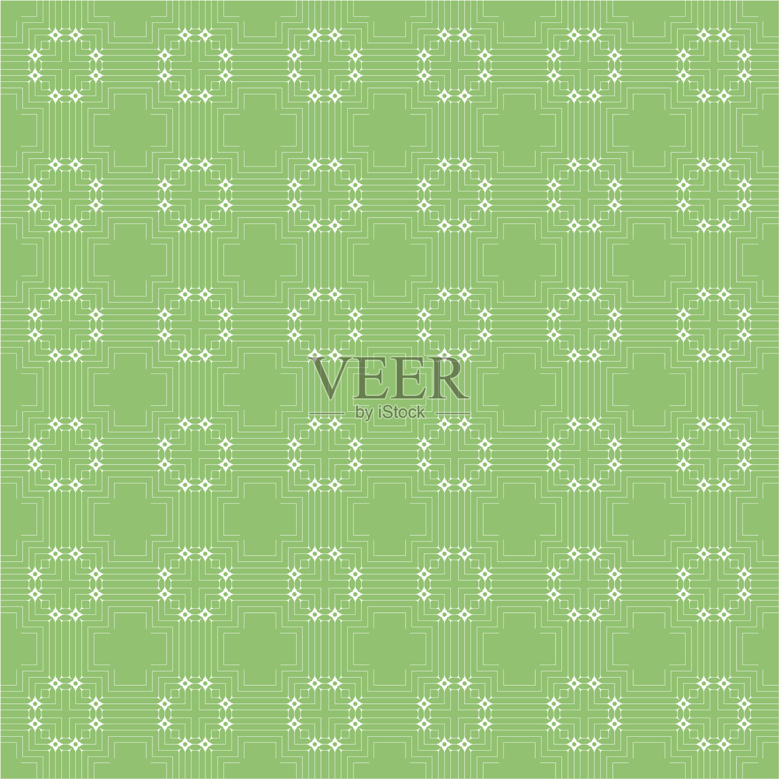 大马士革装饰墙纸的墙壁。插画图片素材