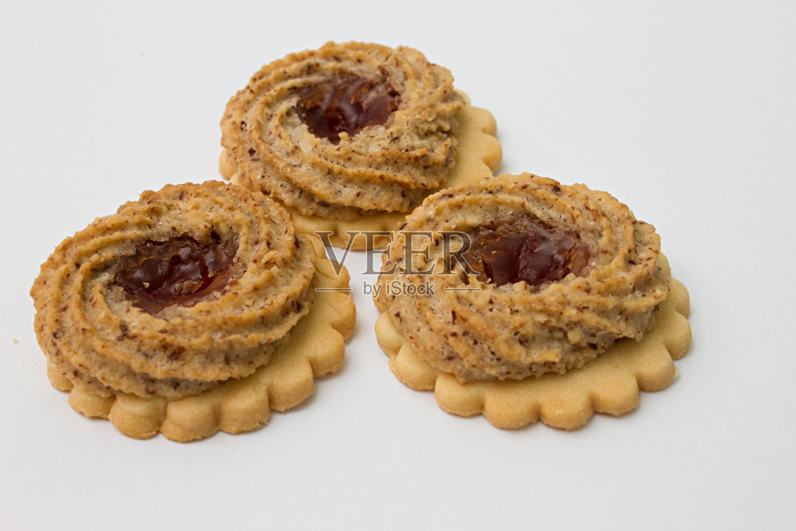 饼干和果酱照片摄影图片