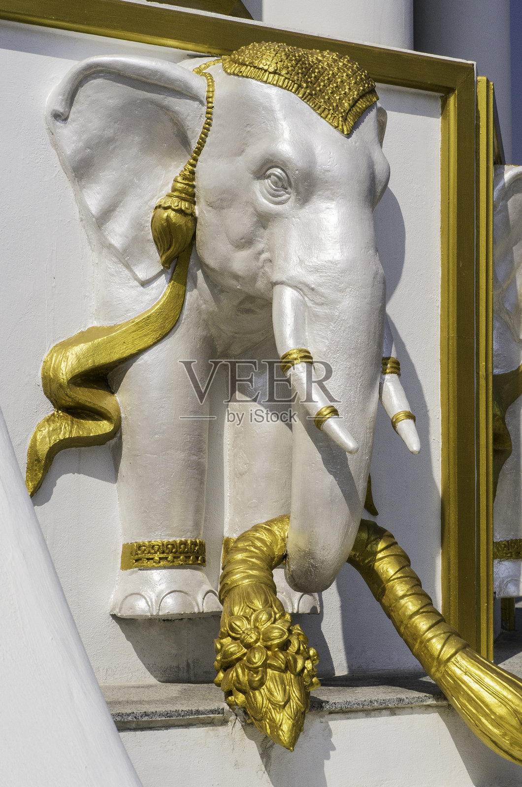 泰式大象雕像照片摄影图片