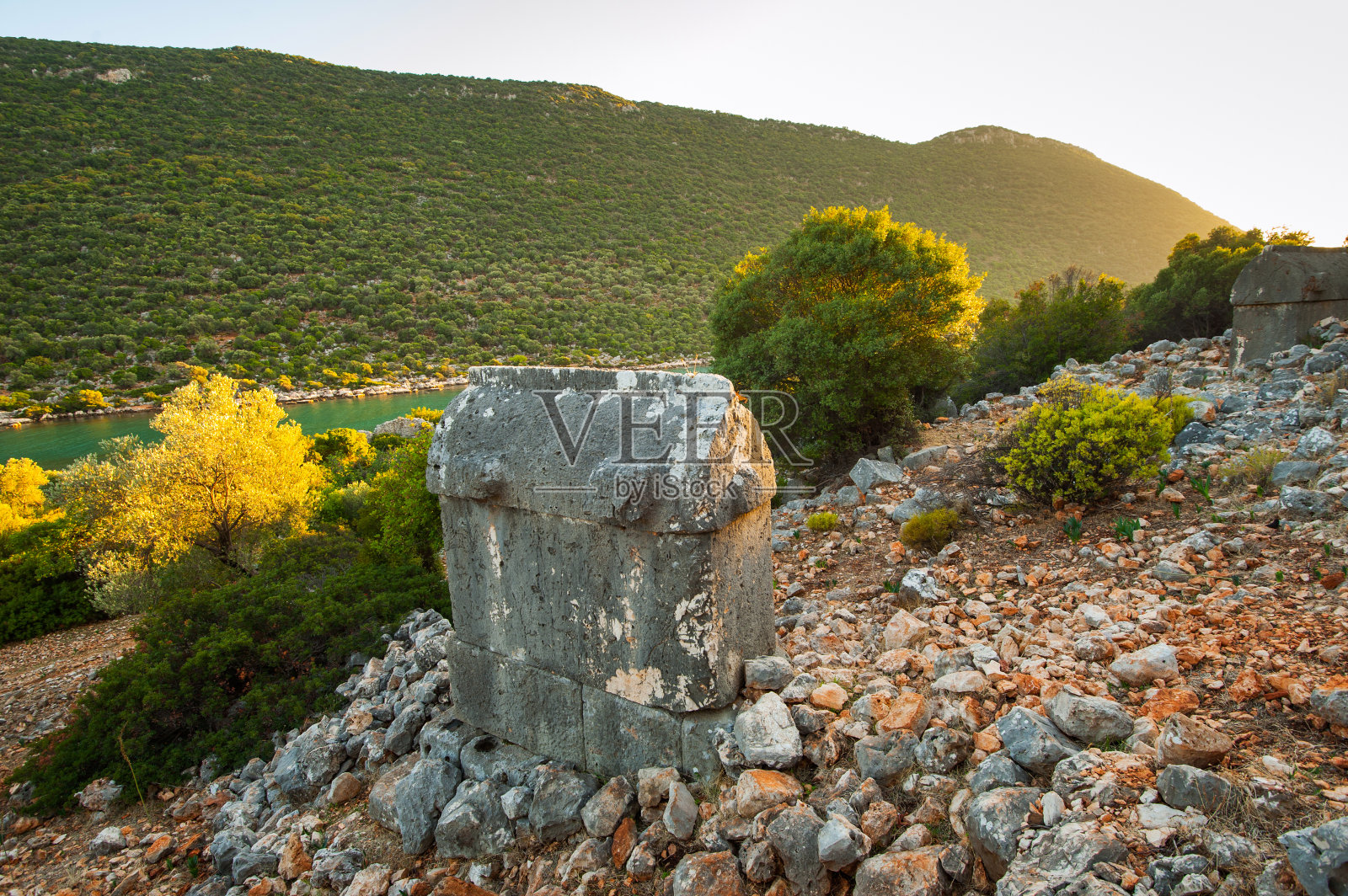 土耳其的sartsofagus。吕家照片摄影图片