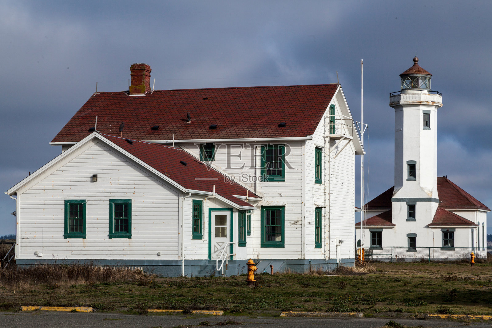 点威尔逊灯塔照片摄影图片