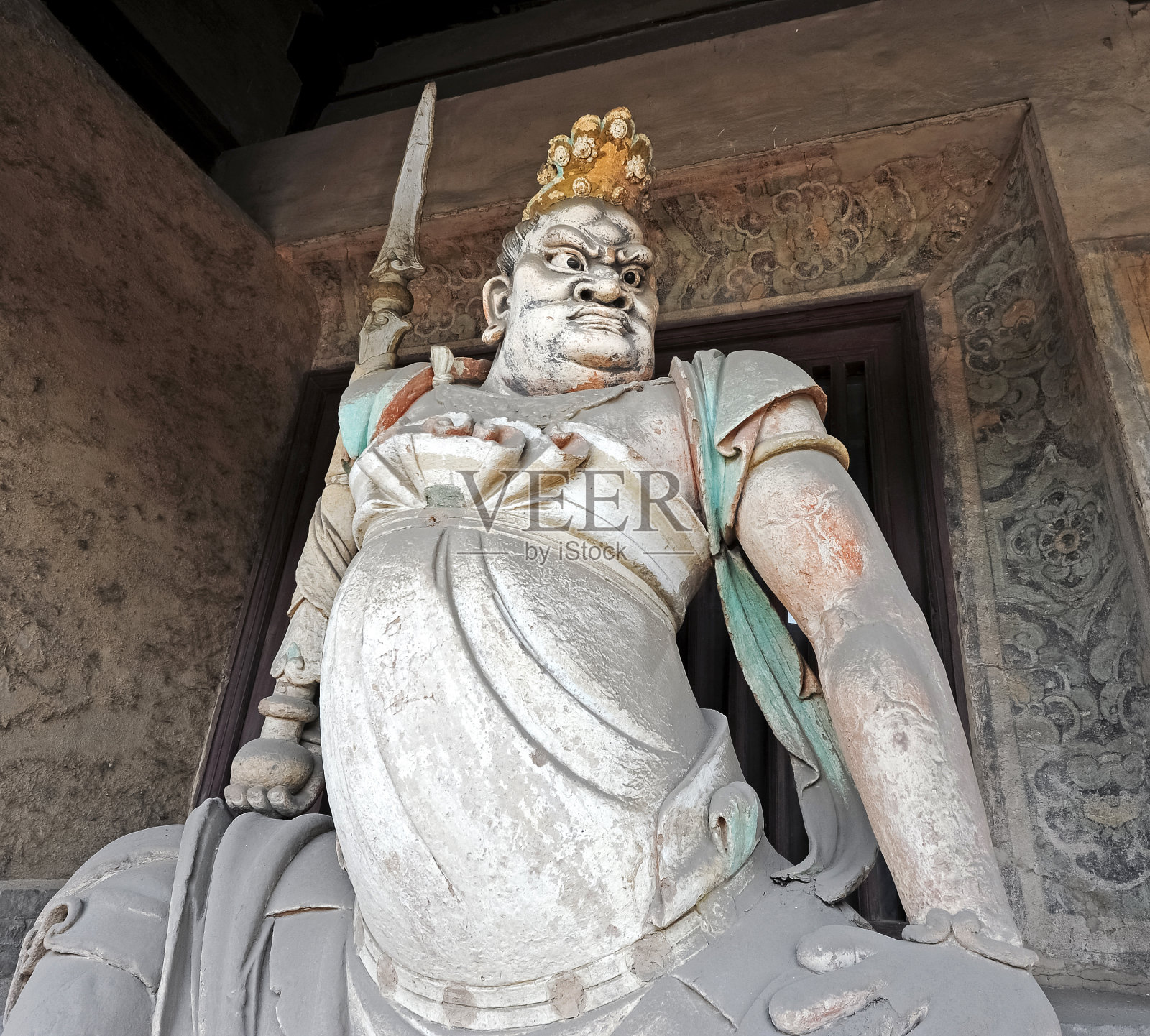 中国寺庙里的佛教神像照片摄影图片