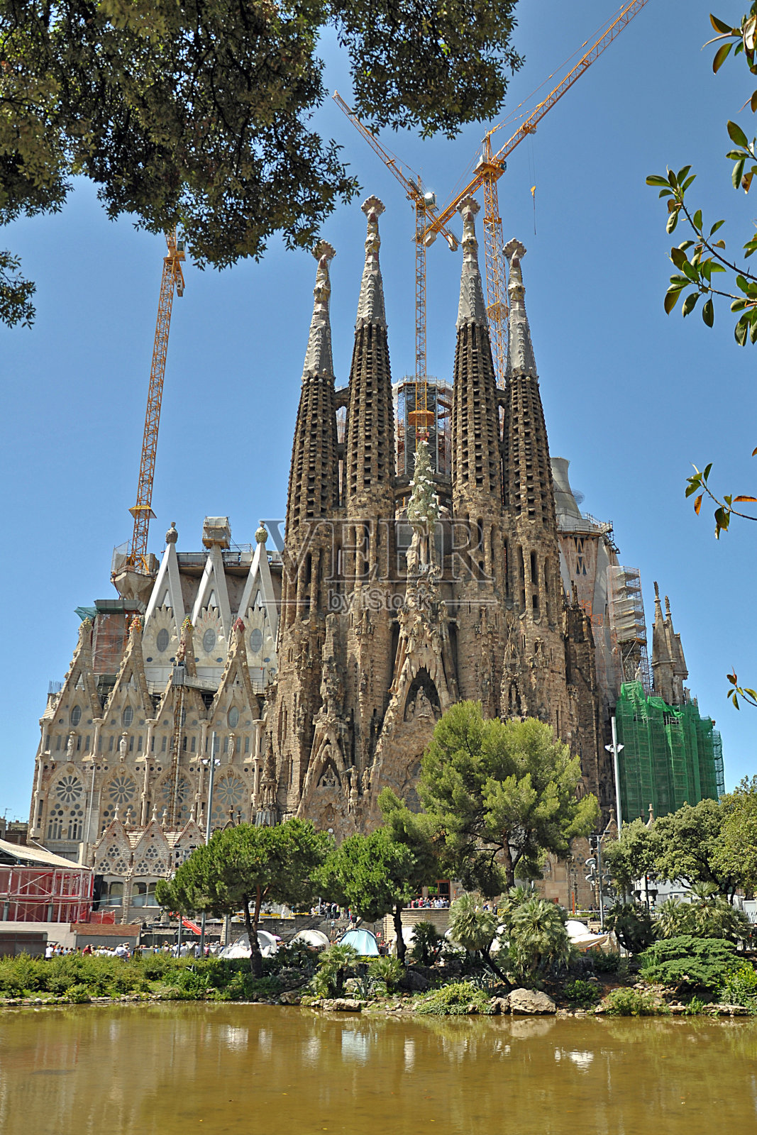 Sagrada贡献,巴塞罗那献礼照片摄影图片