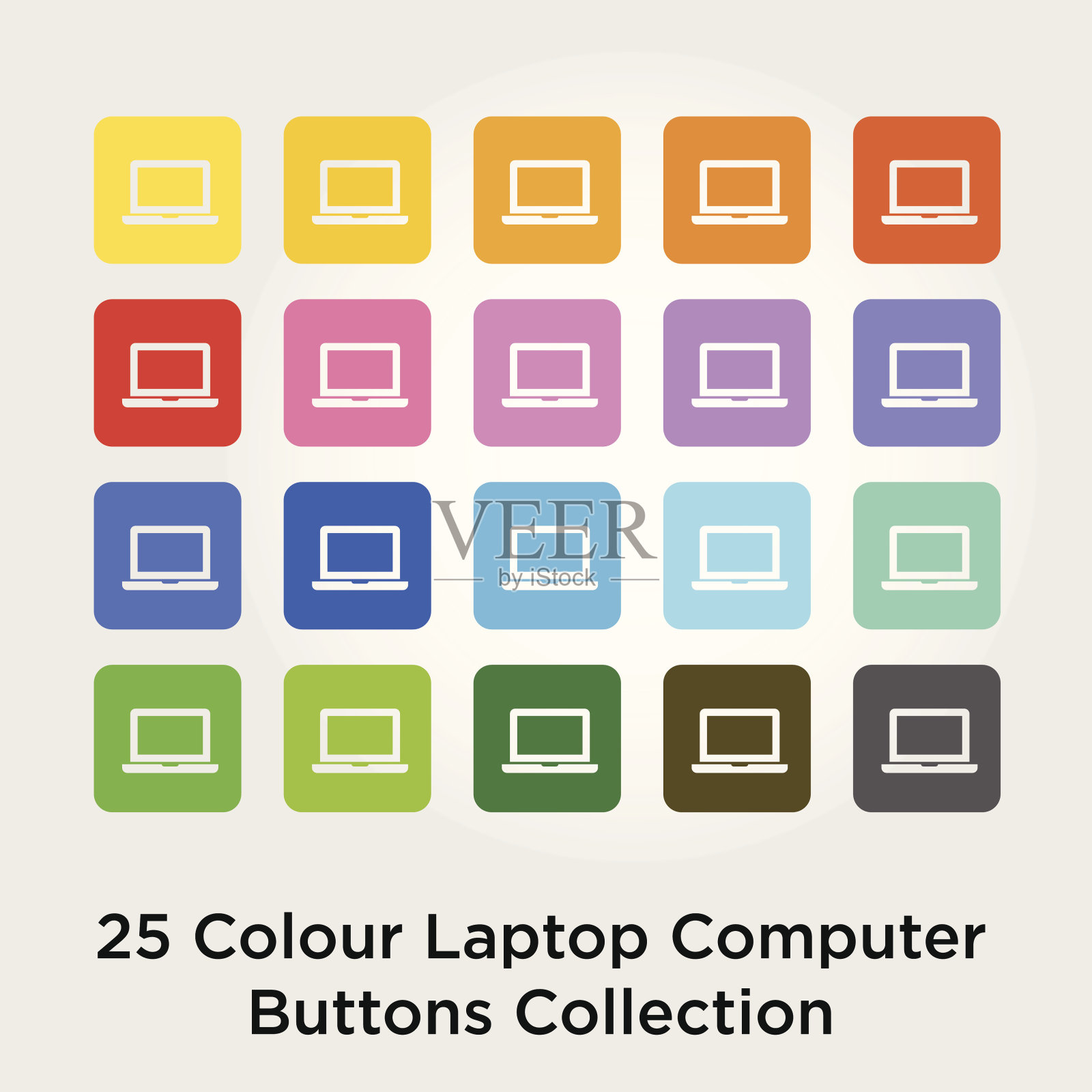 平板电脑智能手机笔记本电脑图标符号设置平坦图标素材