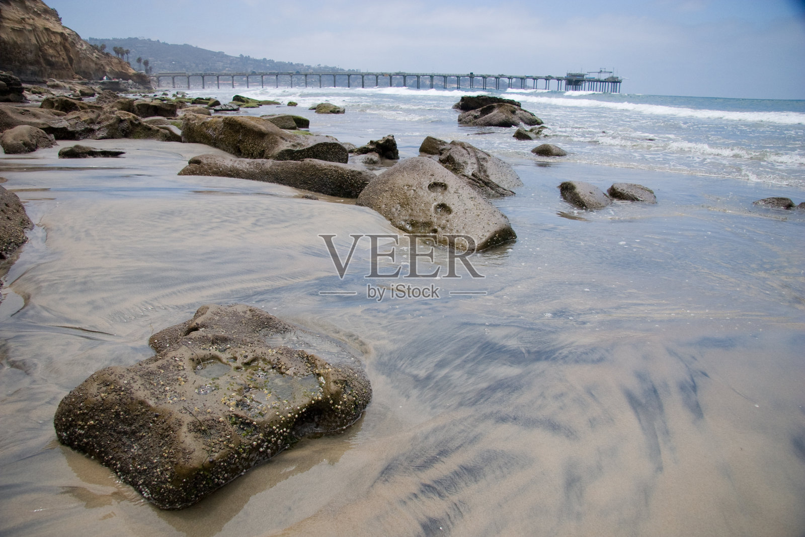 沙滩上的图案照片摄影图片