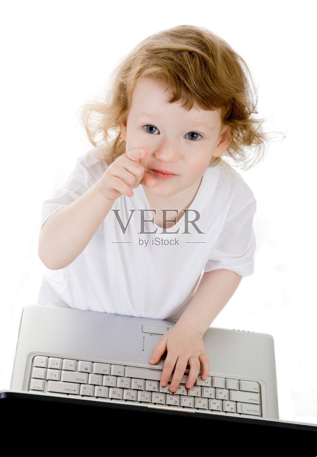 孩子和笔记本照片摄影图片