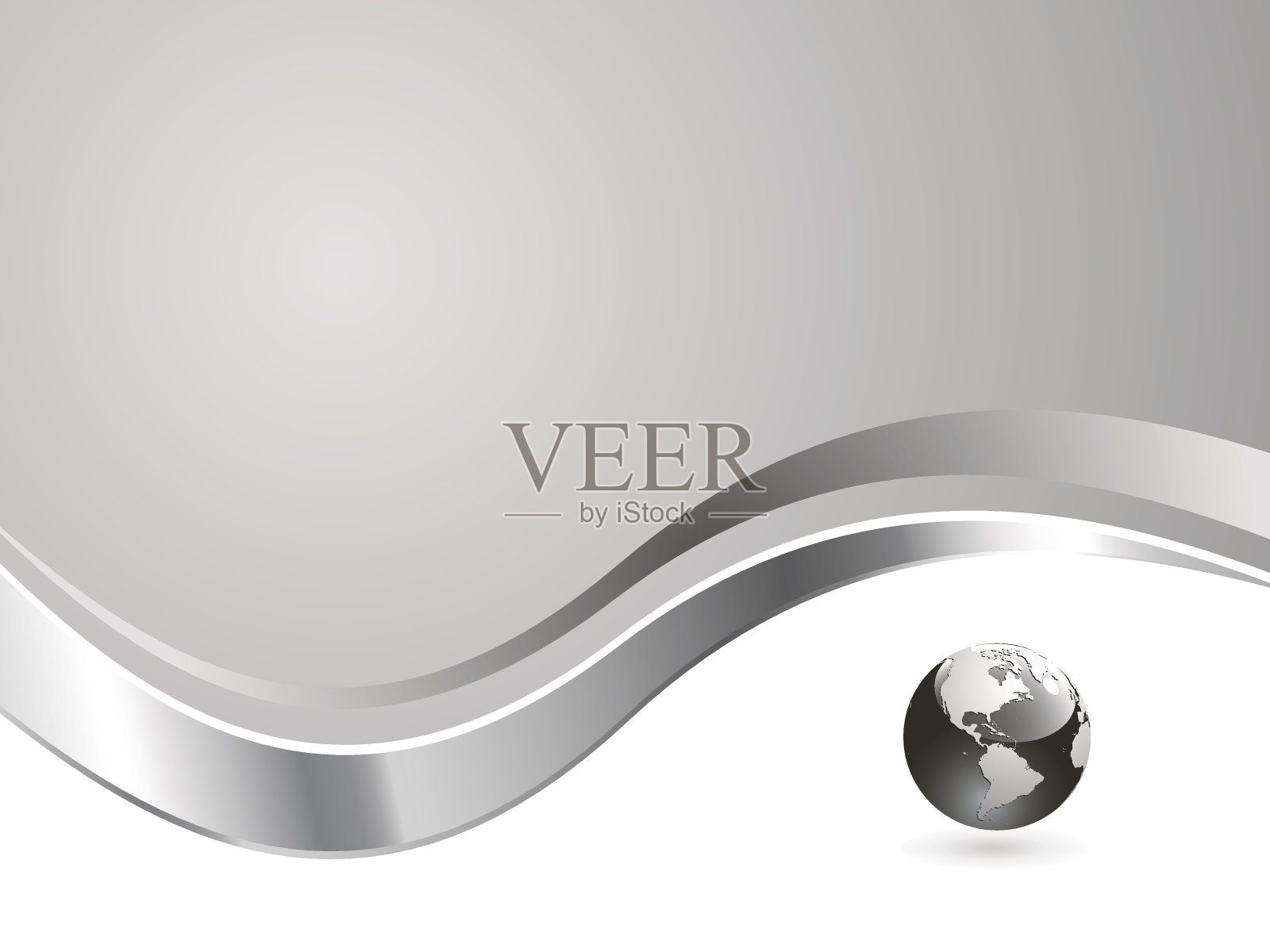 地球仪商业背景插画图片素材